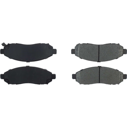 StopTech Street Brake Pads; Front With Shims