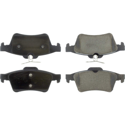 StopTech Street Brake Pads; Rear With Shims