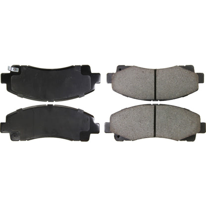 StopTech Street Brake Pads; Front With Shims
