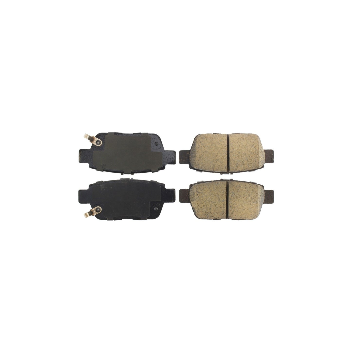 StopTech Street Brake Pads; Rear With Shims
