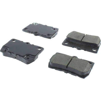 StopTech Street Brake Pads; Rear With Shims And Hardware