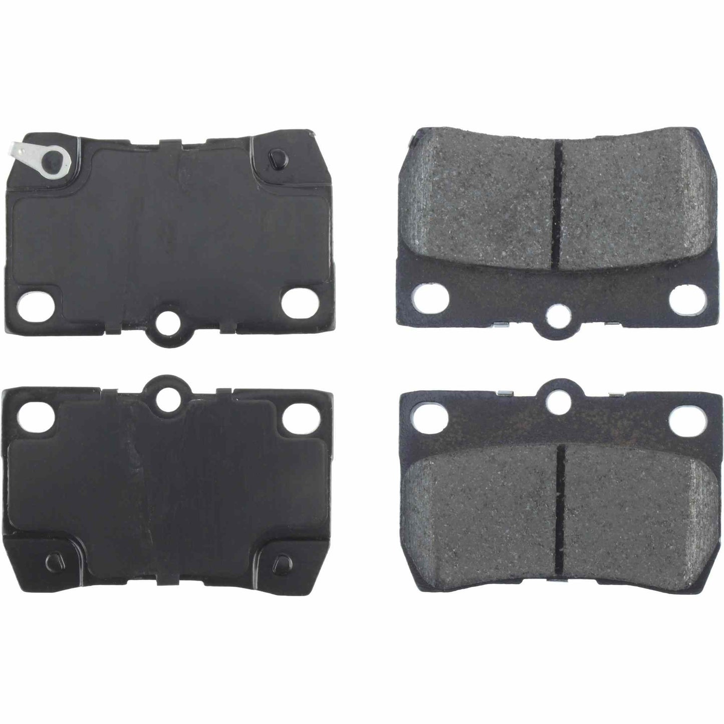 StopTech Street Brake Pads; Rear With Shims And Hardware