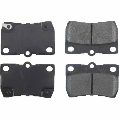 StopTech Street Brake Pads; Rear With Shims And Hardware