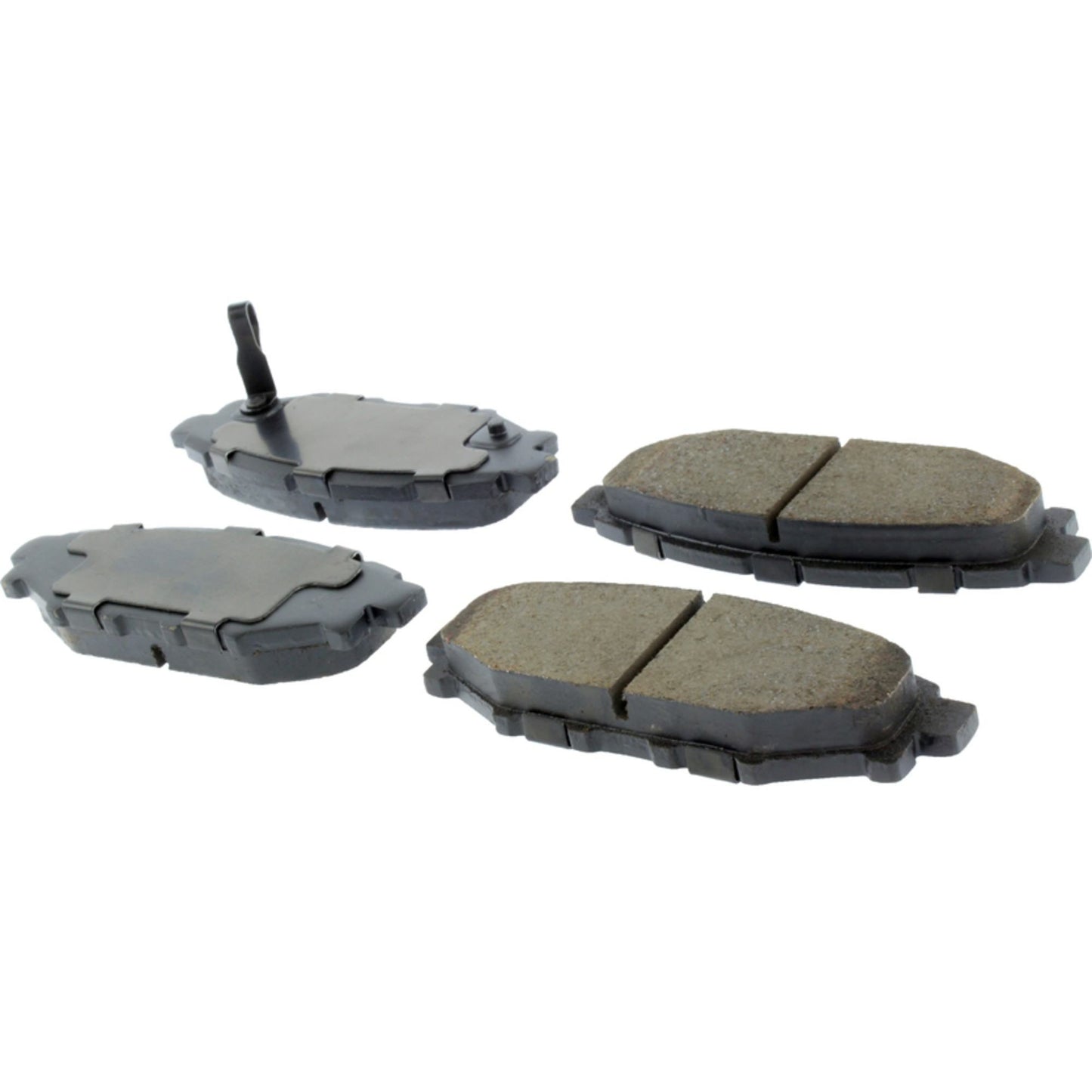 StopTech Street Brake Pads; Front With Shims