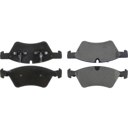 StopTech Street Brake Pads; Rear With Shims
