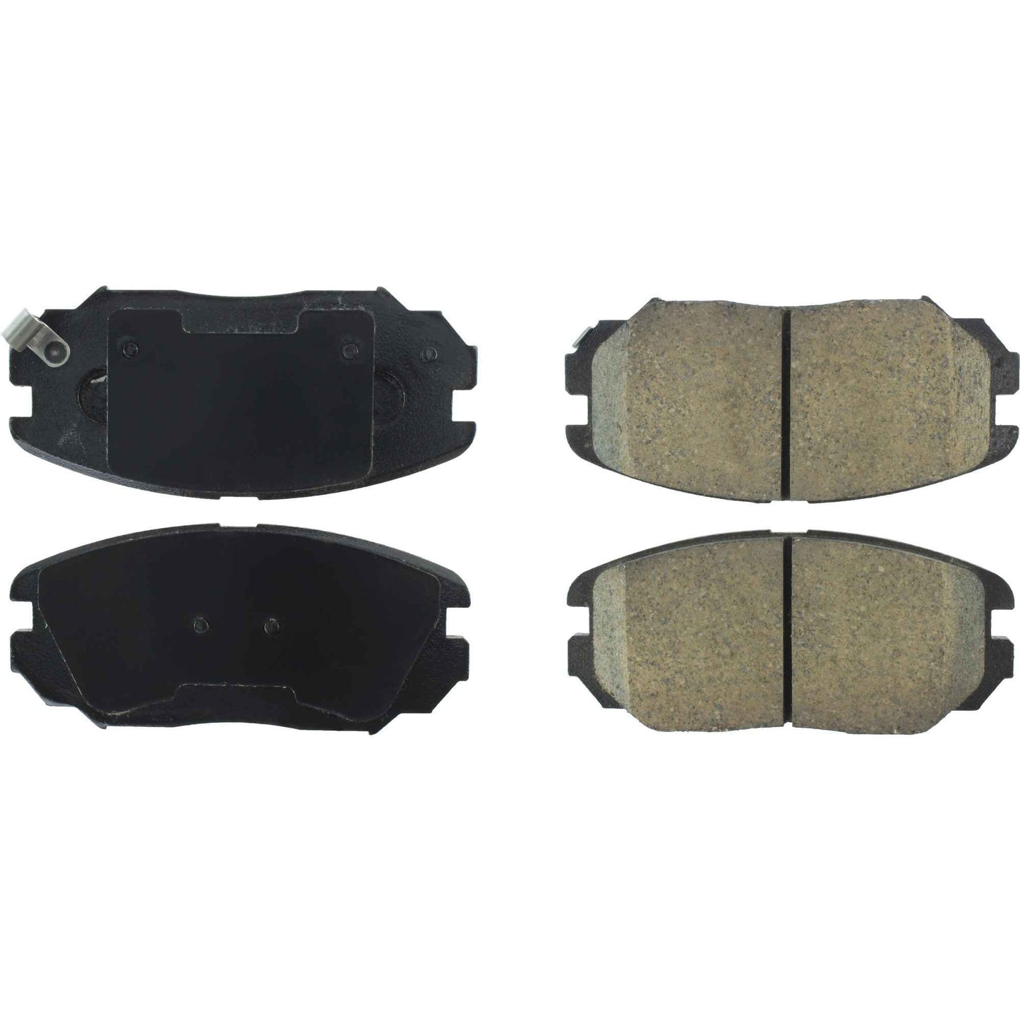 StopTech Street Brake Pads; Front With Shims