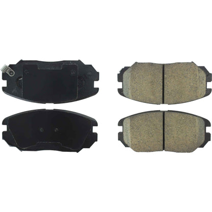 StopTech Street Brake Pads; Front With Shims