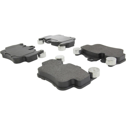 StopTech Street Brake Pads; Front, Rear With Shims