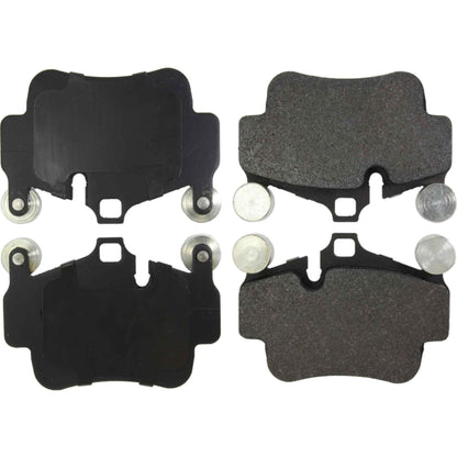 StopTech Street Brake Pads; Front, Rear With Shims