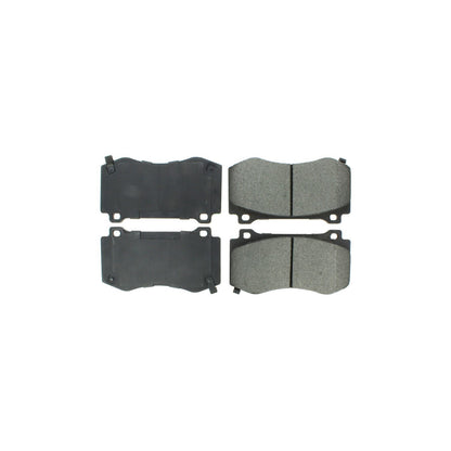 StopTech Street Brake Pads; Front With Shims