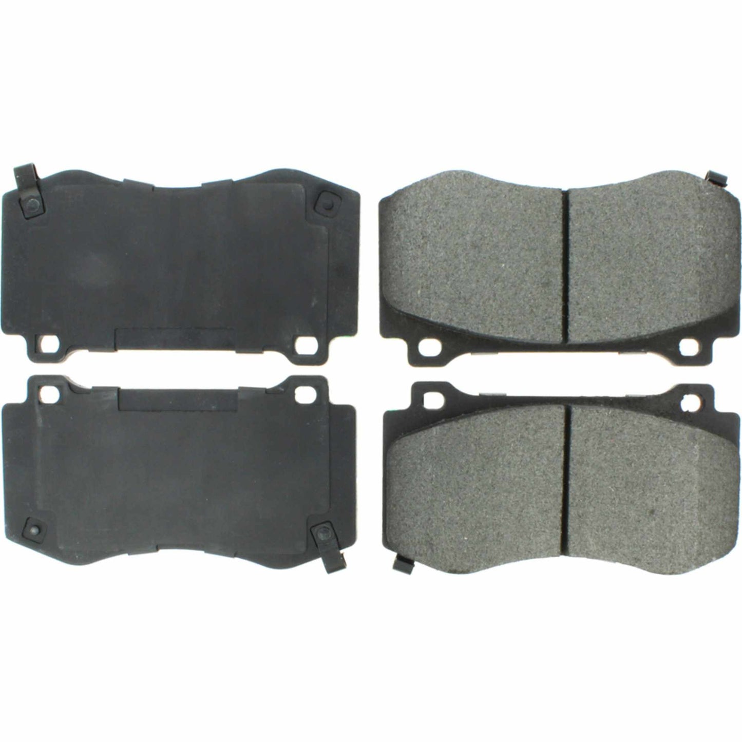StopTech Street Brake Pads; Front With Shims