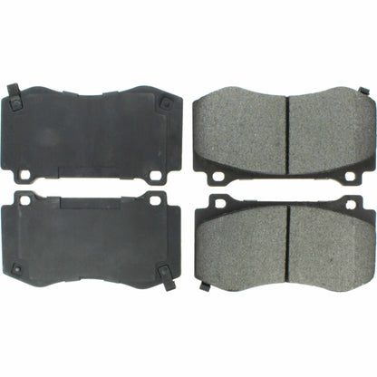 StopTech Street Brake Pads; Front With Shims