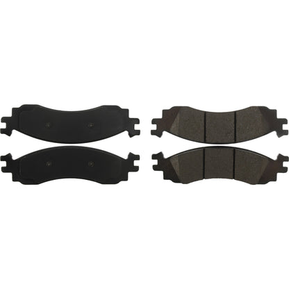 StopTech Street Brake Pads; Front With Shims And Hardware