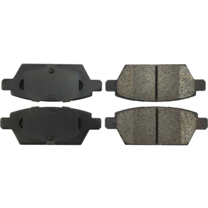 StopTech Street Brake Pads; Rear With Shims