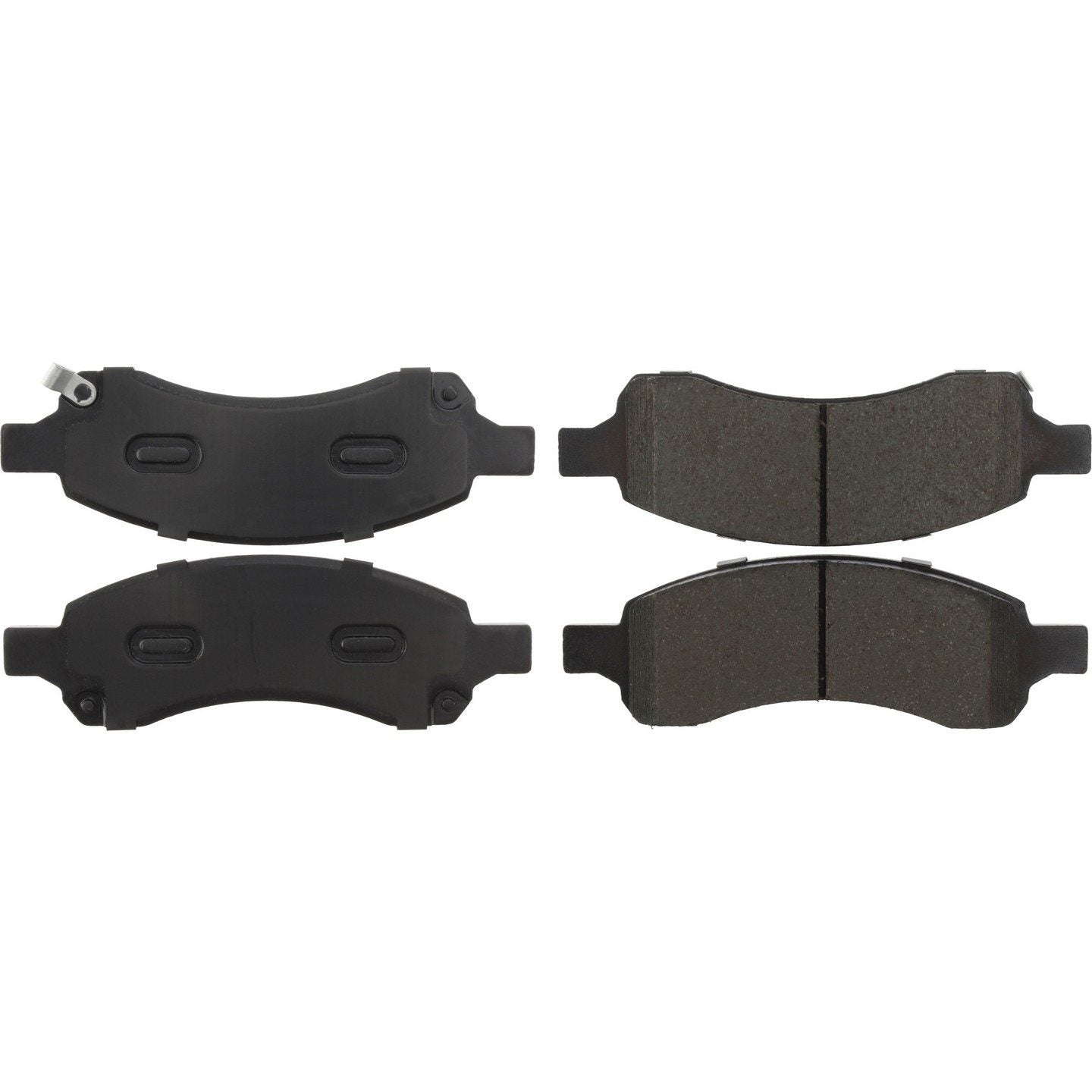 StopTech Street Brake Pads; Front With Shims And Hardware