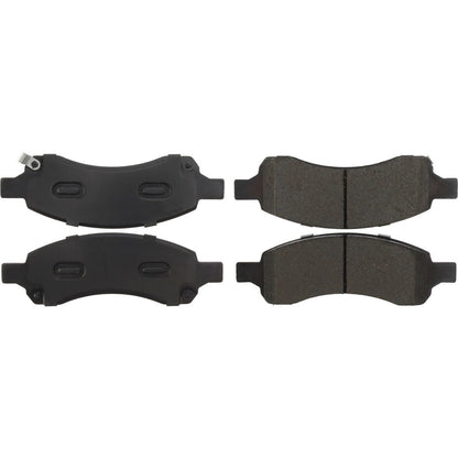 StopTech Street Brake Pads; Front With Shims And Hardware