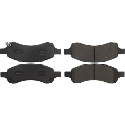 StopTech Street Brake Pads; Front With Shims And Hardware
