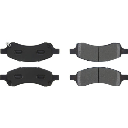 StopTech Street Brake Pads; Front With Shims