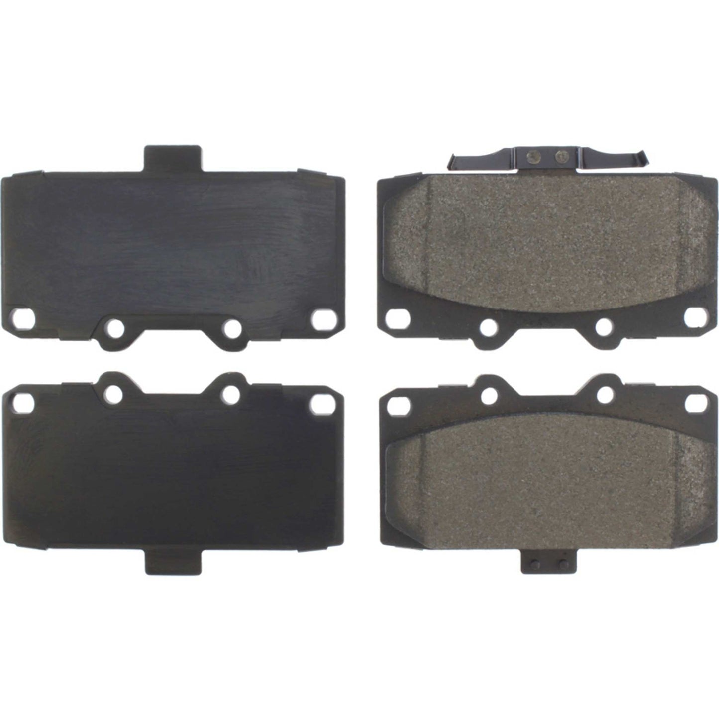 StopTech Street Brake Pads; Front With Shims