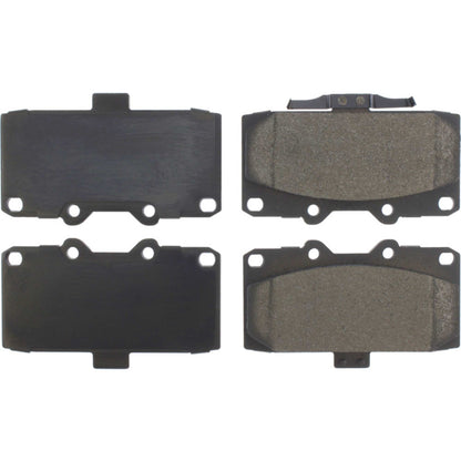 StopTech Street Brake Pads; Front With Shims