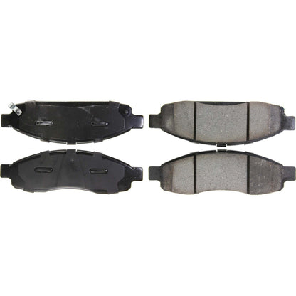 StopTech Street Brake Pads; Front With Shims