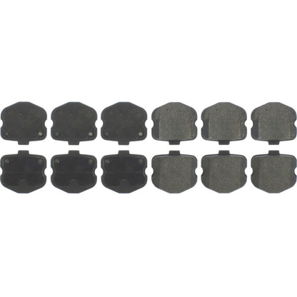 StopTech Street Brake Pads; Front With Shims