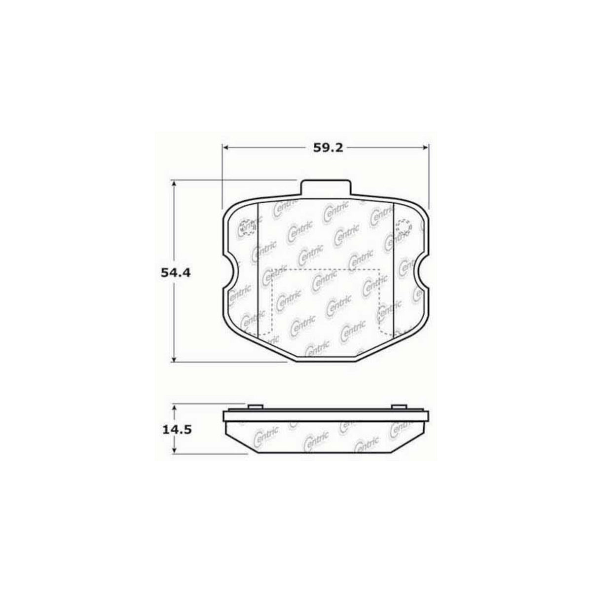 StopTech Street Brake Pads; Rear With Shims