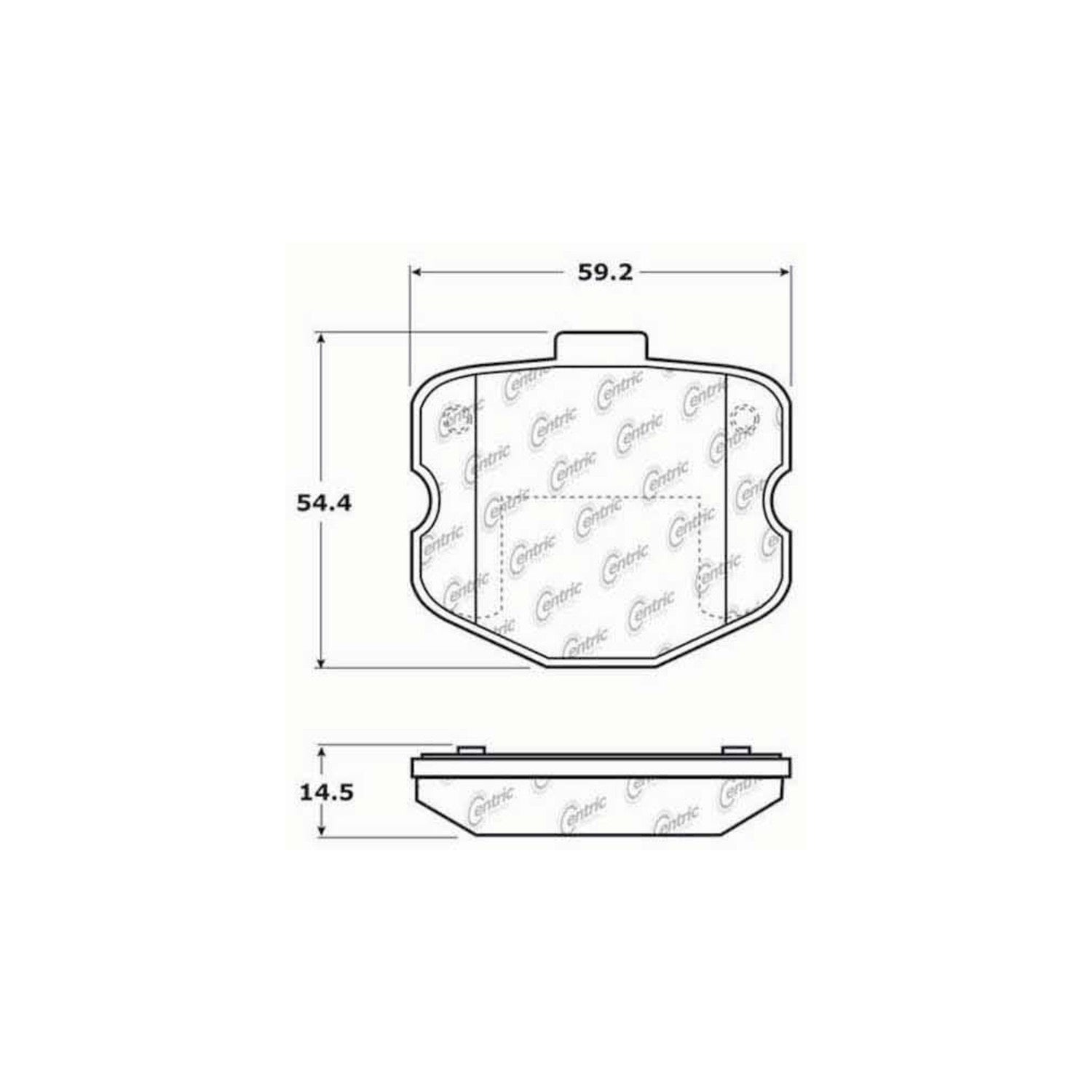 StopTech Street Brake Pads; Rear With Shims