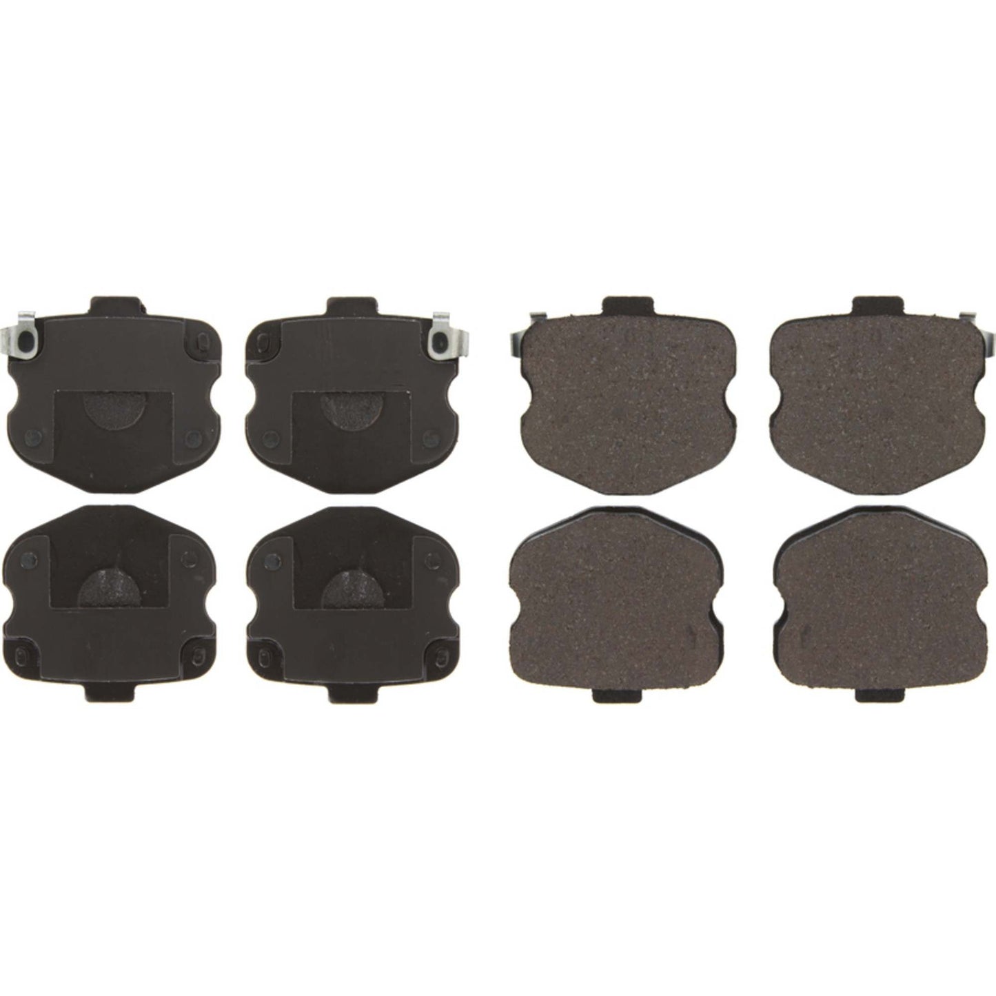 StopTech Street Brake Pads; Rear With Shims