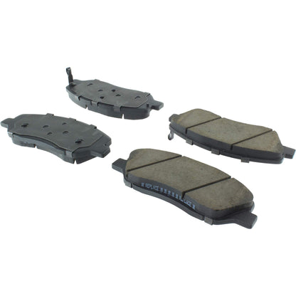 StopTech Street Brake Pads; Front With Shims And Hardware