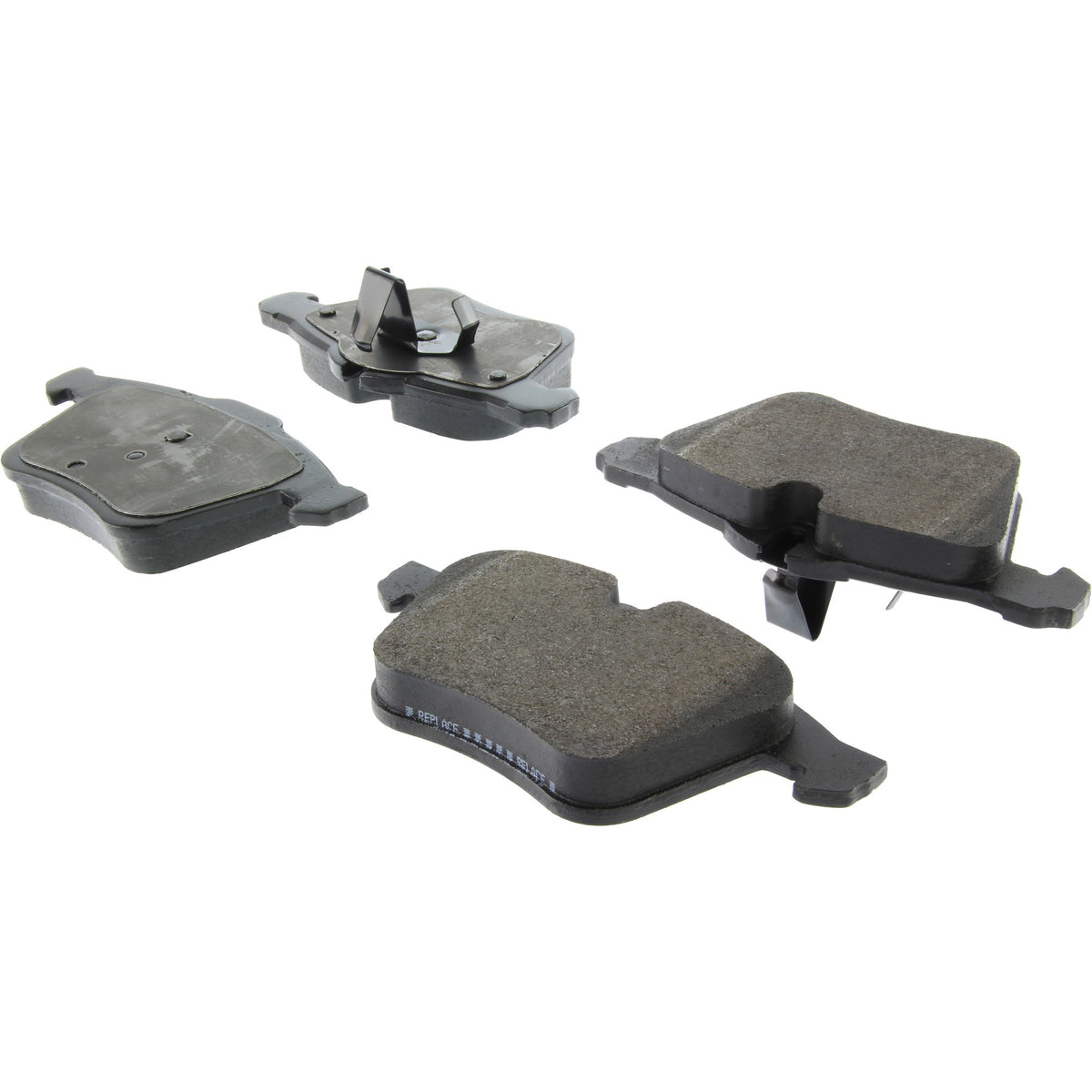 StopTech Street Brake Pads; Front With Shims And Hardware
