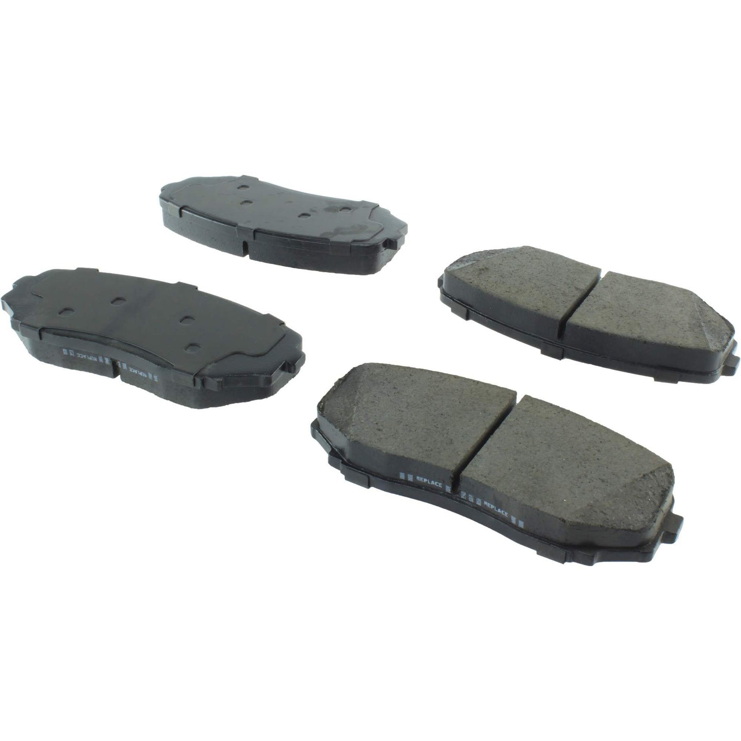 StopTech Street Brake Pads; Front With Shims