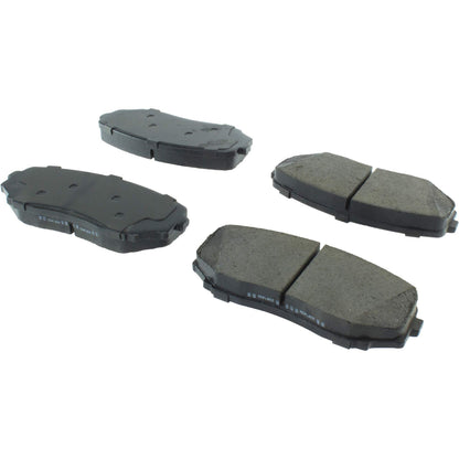 StopTech Street Brake Pads; Front With Shims