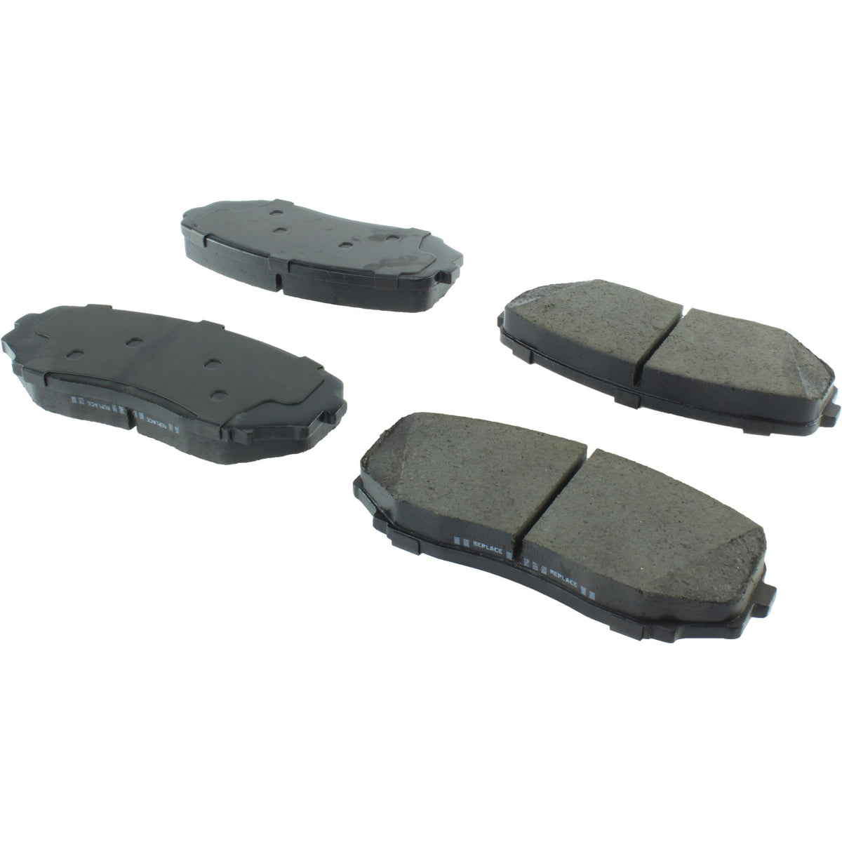 StopTech Street Brake Pads; Front With Shims
