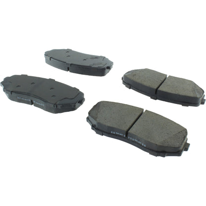 StopTech Street Brake Pads; Front With Shims