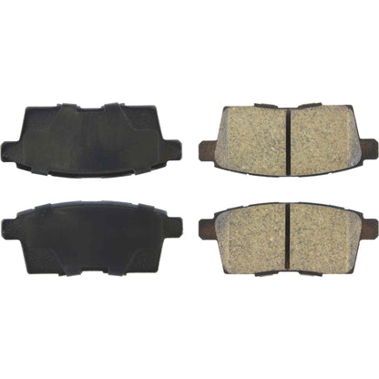 StopTech Street Brake Pads; Rear With Shims