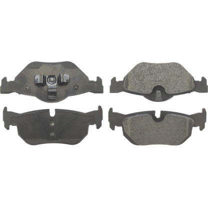 StopTech Street Brake Pads; Rear With Shims
