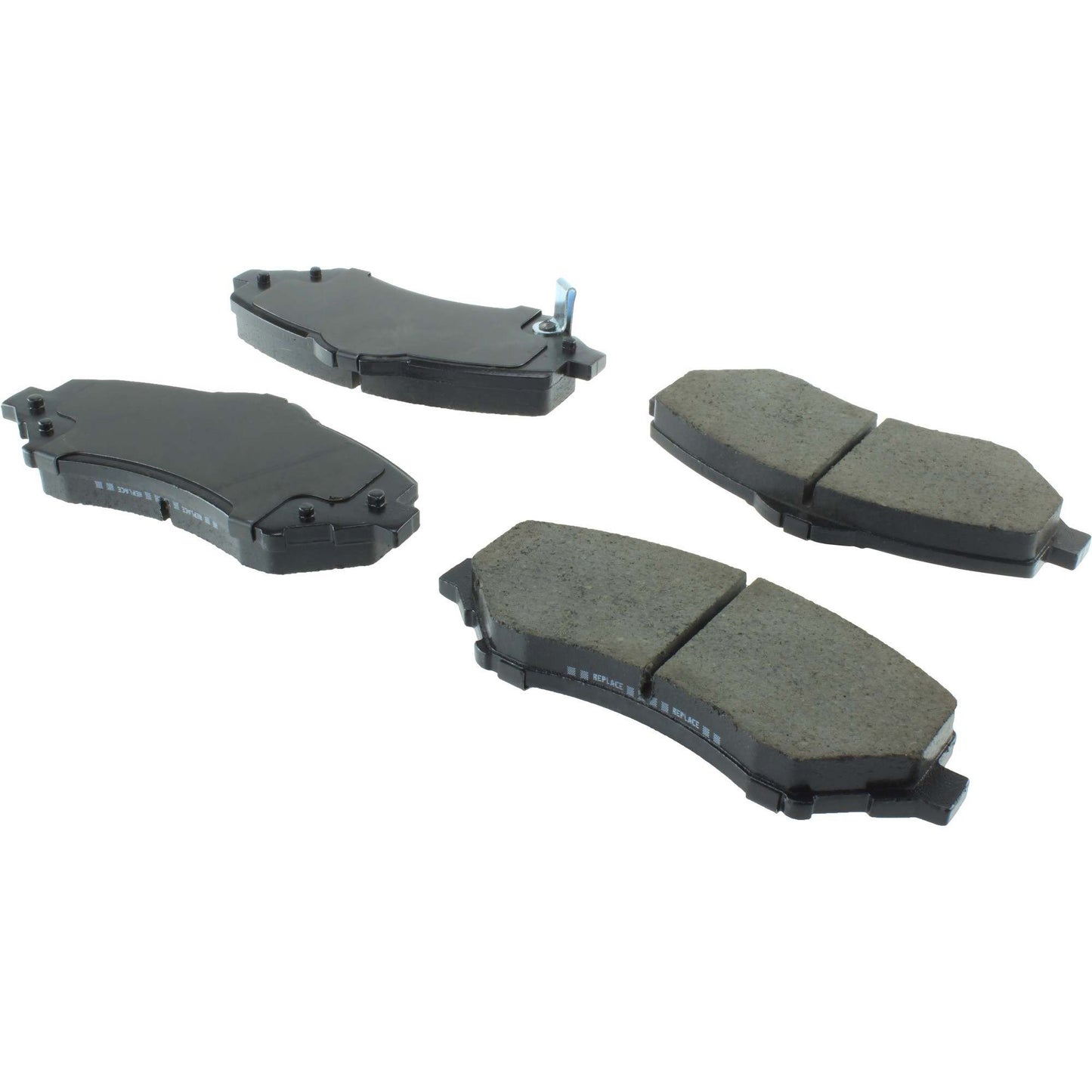 StopTech Street Brake Pads; Front With Shims