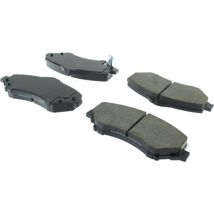 StopTech Street Brake Pads; Front With Shims