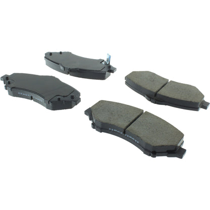 StopTech Street Brake Pads; Front With Shims