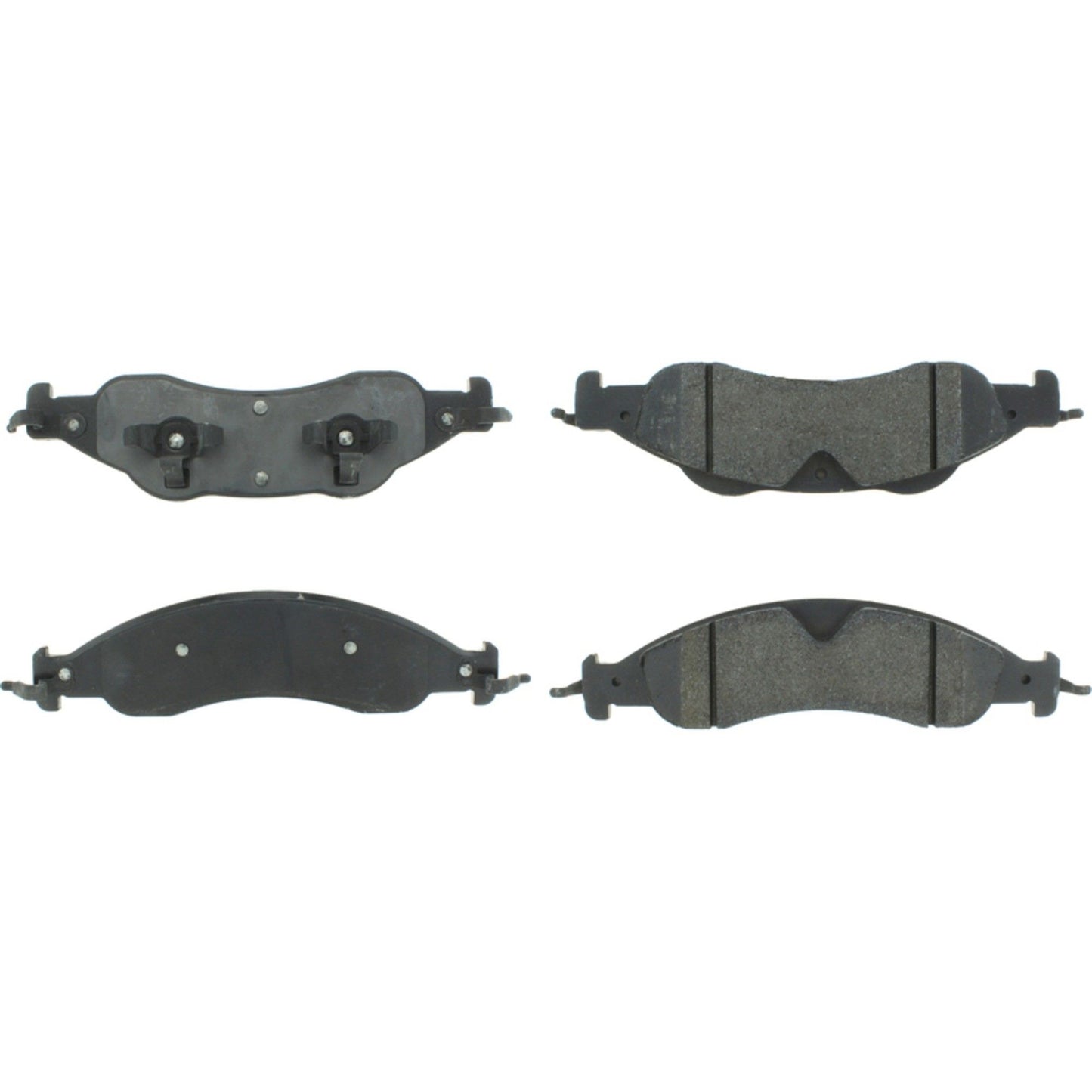 StopTech Street Brake Pads; Front With Shims