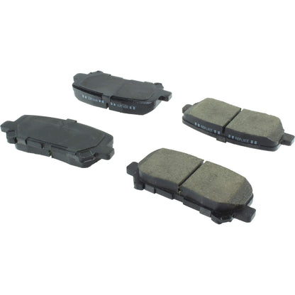 StopTech Street Brake Pads; Rear With Shims And Hardware