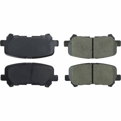 StopTech Street Brake Pads; Rear With Shims And Hardware