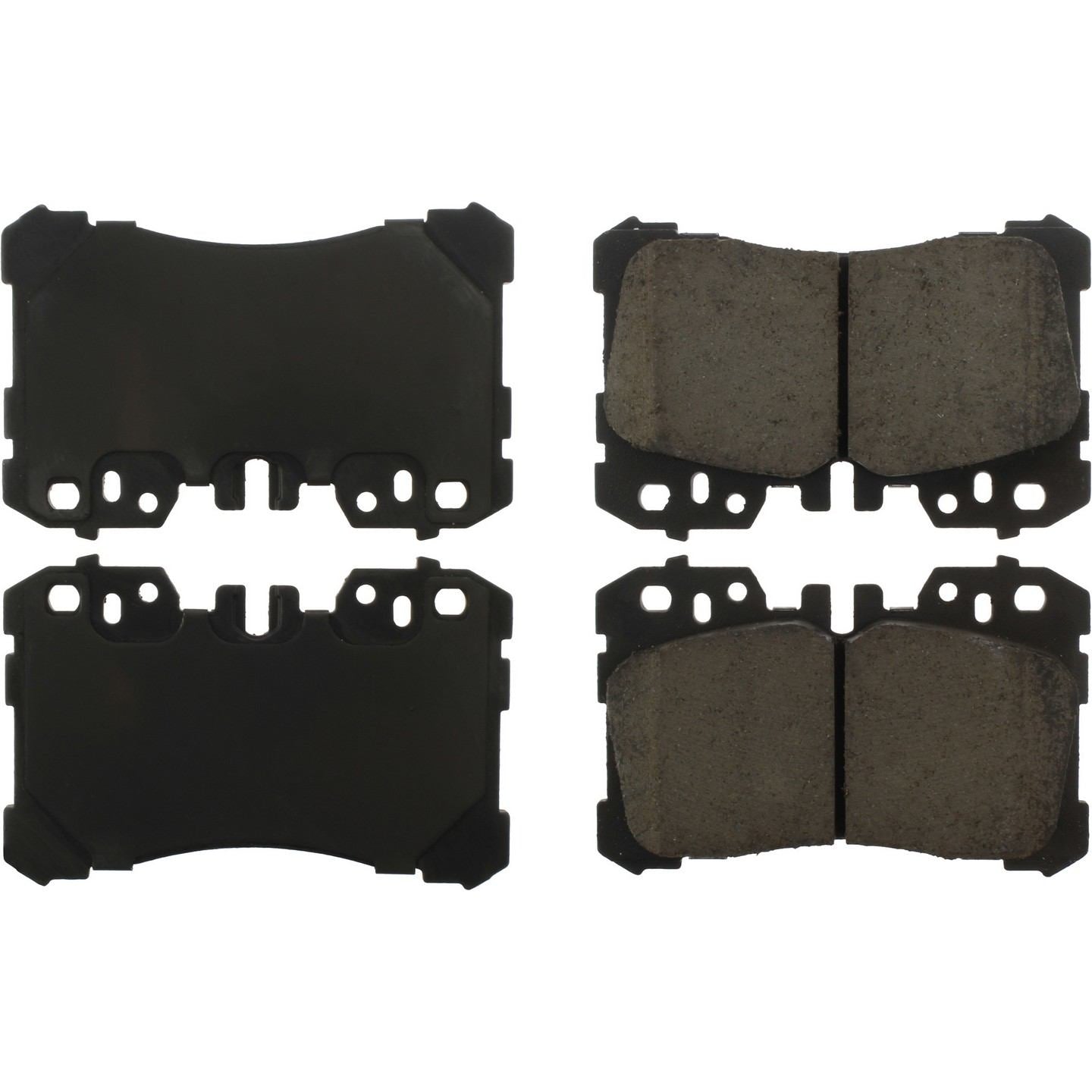 StopTech Street Brake Pads; Front With Shims
