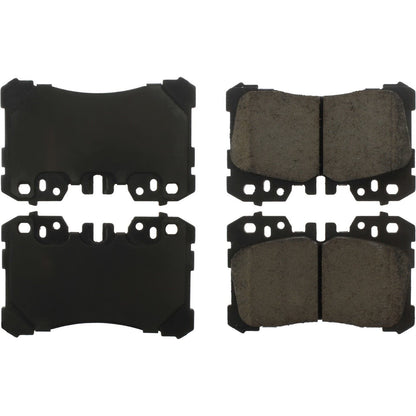 StopTech Street Brake Pads; Front With Shims