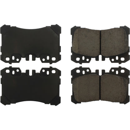 StopTech Street Brake Pads; Front With Shims