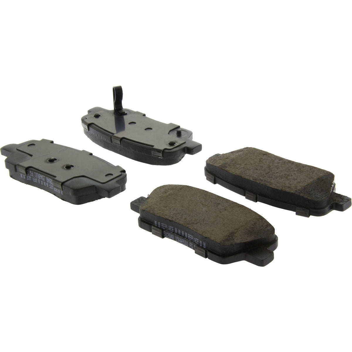 StopTech Street Brake Pads; Rear With Shims And Hardware