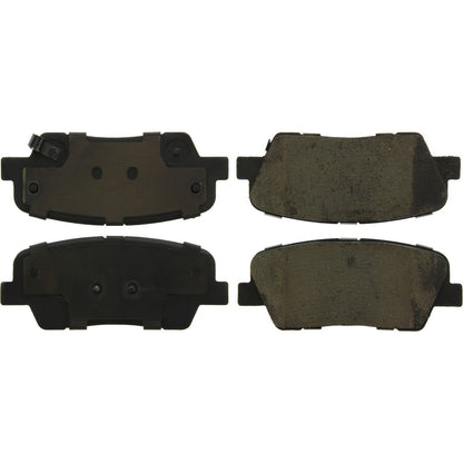 StopTech Street Brake Pads; Rear With Shims And Hardware