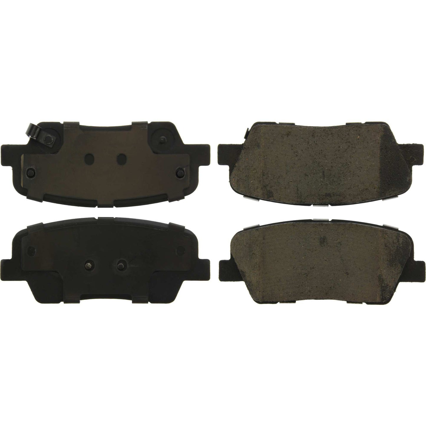 StopTech Street Brake Pads; Rear With Shims And Hardware