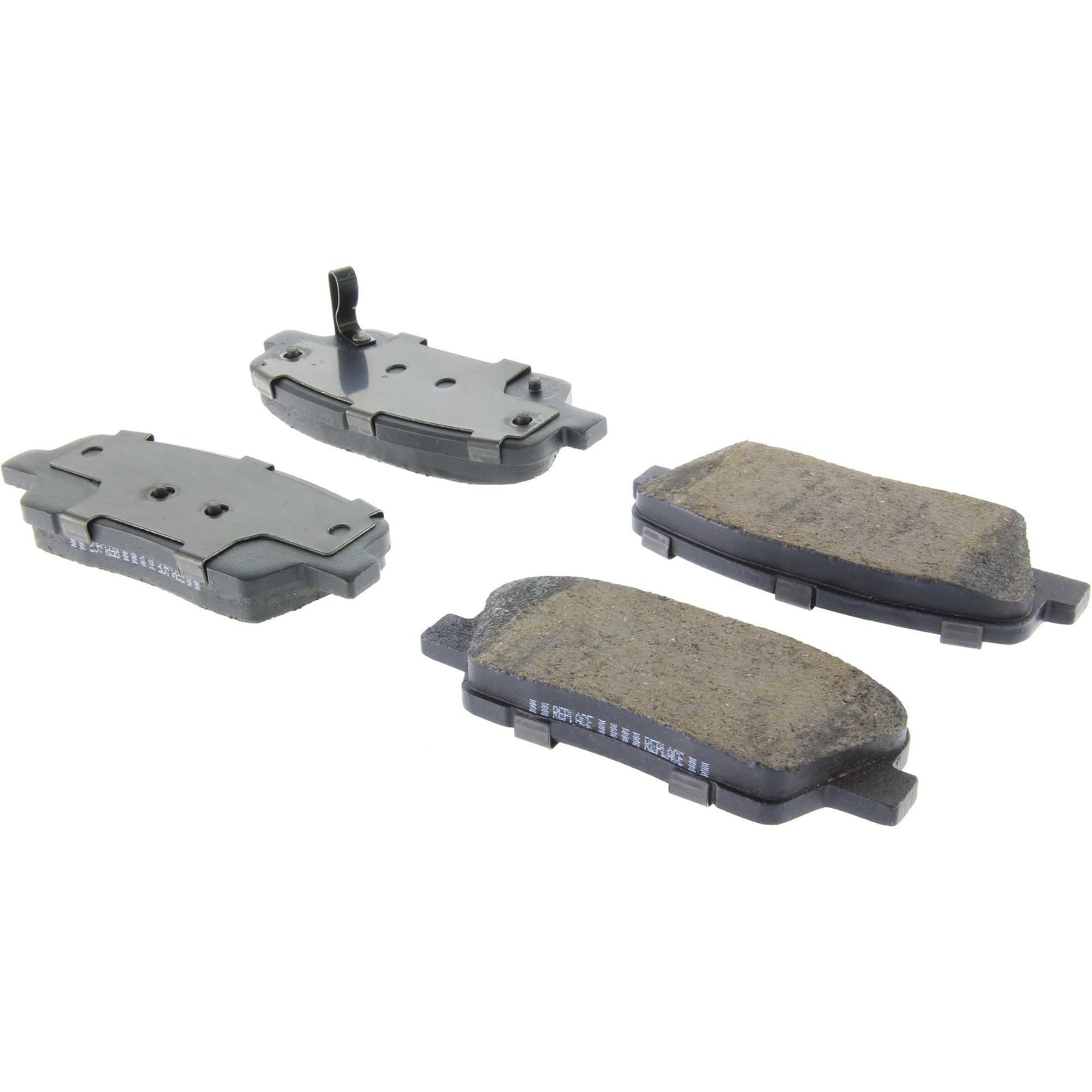 StopTech Street Brake Pads; Rear With Shims And Hardware